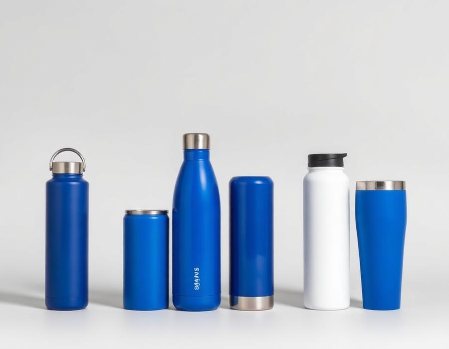 Branded stainless steel water bottles and tumblers